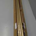 Ycolnaefllr 1 Inch Diameter Double Curtain Rod Set for Windows Heavy Duty Double Window Treatment Curtain Rod Adjustable from 48 to 84 Inch, Resin Finials with Curtain Holdbacks,Gold