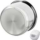 10 Cup Rice Cooker Inner Pot Compatible with Tiger JBV-A18U-W, Non-Stick 304 Stainless Steel Replacement Bowl, Easy to Clean & Dishwasher Safe