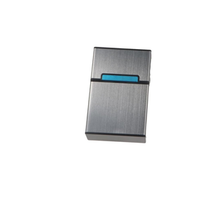 Aluminum Alloy Magnetic Buckle Flip Cover Cigarette Case, Name Card Holder Storage Container Case Card Case