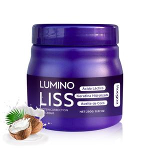 Lumino Liss Alisado,Alisado para Cabello Sin Formol LuminoLiss,Crema Alisadora Lumino Liss,Lumino Liss Keratina,Restores Hair Natural Silkiness