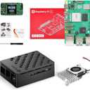 RasTech Raspberry Pi 5 Kit 8GB RAM with Pi 5 Case, Active Cooler, Screwdrive and Pi 5 8GB Board Included