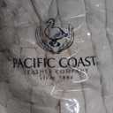 Cozy Bliss Faux Fur Throw Blanket for Couch, Cozy Warm Plush Striped Blanket for Sofa Bedroom Living Room, 90 * 90 Inches Beige