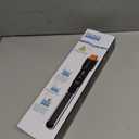 PULACO 200Watt Aquarium Heater for 25-50 Gallon Fish Tank, Adjustable Submersible Heater Thermostat with Thermometer Strip and Suction Cup