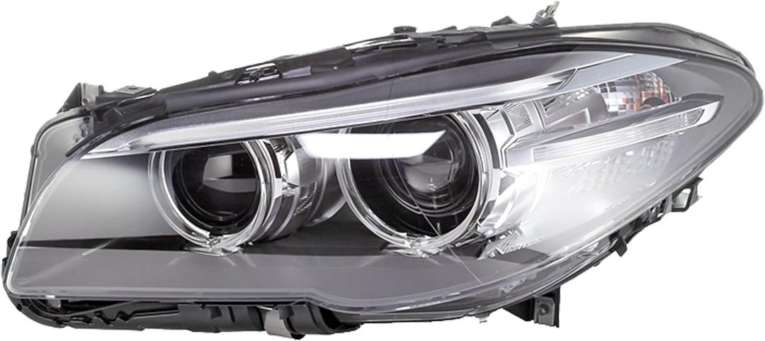 HELLA 011087951 BMW 5 (F10, F11) Driver Side Headlight Assembly, Multi