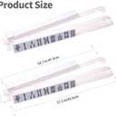 Mahjong Racks with Pushers  Set of 4 Clear Acrylic Racks & Pushers with 4 Dice, Durable All-in-One Mahjong Tile Holders for American & Chinese Mahjong, Portable & Easy to Use