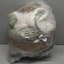 blunique Heated Blanket Electric Throw Waffle, 50x60 Inches Sherpa Fleece Fast Heating Blanket 6 Heating Levels & 4 Hours Auto Off ETL Certification, Sage Throw