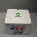 iClever Kids Headphones for School K-12, 85dBA Safe Volume, Tangle Free, 3.5mm Jack, HD Stereo, Swivel Foldable Kids Headphones with Cord for Classroom/Student/Tablets/Laptop, Bulk 5Pack (Colorful)