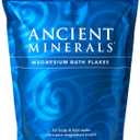 Ancient Minerals Magnesium Bath Flakes Pure Zechstein Magnesium Chloride for Soaking and Whole-Body Replenishment, 8 lb Bag (8 Pound (Pack of 1)