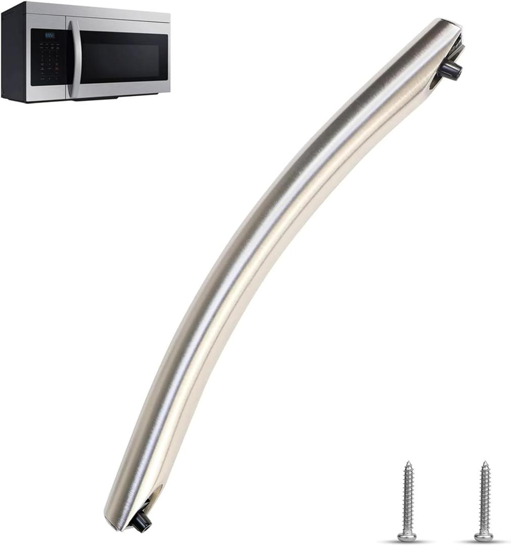 ME17R7021ES ME19R7041FS Microwave Door Handle, DE94-04309A DE94-04309B Handle, Compitable with Samsung ME21R7051SS ME21R7051SG Microwave, 2 Screws