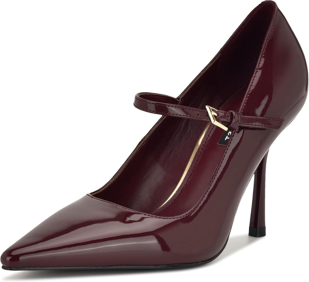 Nine West Women's Jinnie (Dark Red, 7 M)