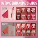 MAYBELLINE Serum Lipstick, Hydrating Lip Makeup with 8HRs of Lip Plumping Moisture with Hyaluronic Acid + Oil Blend, Make It Work (Midtone Rosey Mauve Satin)