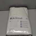 INOVADAY 100% Blackout Curtains for Bedroom, Black Out Curtains 84 Inch Long, Clip Rings Linen Blackout Drapes, Thermal Insulated Room Darkening for Living Room, 2 Panels - Lightcream, W50xL84