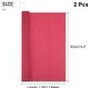 MECCANIXITY Crepe Paper Roll 7.5ft Long 20 Inch Wide for Wedding Ceremony Various Large Festivals Decoration, Deep Red 2pcs