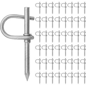 Box of 100 5/8 Inch Nail On Drive Rings Heavy Duty Galvanized Steel Cable Management Rings for Low Voltage Cable Commercial Residential Wood Construction Electrical Wire, Corrosion Resistant