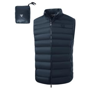 M MAELREG Mens Vest Lightweight Packable Quilted Warm Puffer Outerwear Winter Zip Up Sleeveless Jacket Golf Hiking