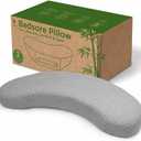 Zomaple Bedsore Pressure Relief Pillow, Grey – Offload Pressure to Prevent Bed Sores & Ease Turning – 30° Positioning, Cooling Gel Top, 2 NonSkid Removable Covers – Knee Wedge Pillow Versatility