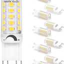 ALIDE G9 Led Bulbs Dimmable 3W Replace 20W 25W 30W Halogen Equivalent,4000K Natural White, AC120V T4 Clear G9 Bi-pin Led Bulbs for Chandelier Pendant Wall Home Lighting,300LM,360Deg,10Pack