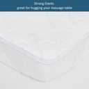 2-Piece Waterproof Massage Table Sheet Set, Extra Soft, Cushy, for Massage Tables, Includes Massage Fitted Sheet and Face Rest Cover, White