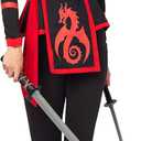 Spooktacular Creations Halloween Ninja Costume for Women with Ninja Mask for Adult Halloween Costume Party (Large)