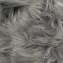 Silver Grey Furry Washable Faux Shaggy Fur Rugs for Living Room Small Circle Fluffy Sheepskin Fur Rug for Nursery Round Rug 5ft