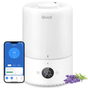 LEVOIT Smart Cool Mist Top Fill Humidifiers for Bedroom with Sensor, Auto Humidity Setting, APP & Voice Control, Essential Oil Diffuser, Ultra Quiet Operation, Super Easy Top Fill, 3L, White