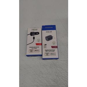ZGEAR Adaptive Fast Charge Car Charger and USB Wall Charger