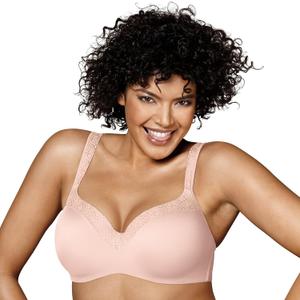Playtex womens Secrets Shapes & Supports Balconette Full-figure Underwire Us4823 Full Coverage Bra, Sandshell, 40C US