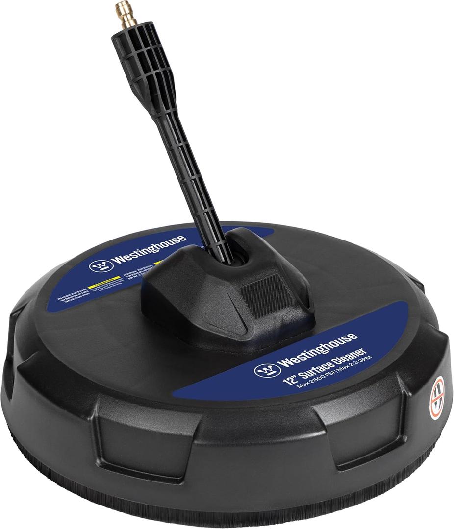 Westinghouse PWSC12 12" Pressure Washer Surface Cleaner Attachment - 2500 Max PSI, 1/4 Connector