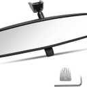 10" Universal Interior Mirror Kit, 2024 Upgraded Anti-Glare Rear View Mirror,Wide Angle Night Vision, Compatible with Car, Truck, SUV for Toyota Honda Ford Nissan Jeep