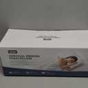 Osteo Cervical Pillow for Neck Pain Relief, Hollow Design Odorless Memory Foam Pillows with Cooling Case, Adjustable Orthopedic Bed Pillow for Sleeping, Support for Side Back Sleepers (Standard High(24.5*16.5*5.2/4.1 inches), Pink)