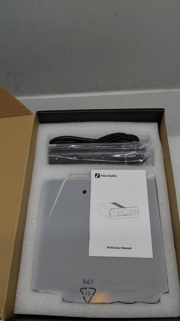 Fosi Audio HT4S Bluetooth Amplifier for Outdoor Speakers, 4 Channel Power Amp for Home Theater, Outdoor Gathering, 4.1/5.0 Ch Stereo Home Audio Receiver, Supports AUX/Optical Input with Remote Control