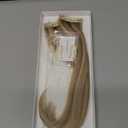 Hairro 6pcs Clip In Short Human Hair Extensions, Single Clip Design 100% Real Hair with Lace Weft, Seamless Thin Hairpieces Add Highlights, 10 Inch Short 31g #22BP613 Light Brown Mix Bleach Blonde