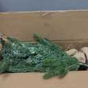 2FT Small Christmas Tree,Green Artifical Tabletop Christmas Trees- PE/PVC Mix,Plastic Base,2 - Part Structure - Ideal for Home & Office Desktop Decor.