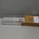 upsimples Acrylic Shelves for Bathroom Storage, 15" Floating Shelves Wall Organizer for Perfume, Make up, Skincare, Kids Bookshelf for Bedroom, Nursery, Living Room Decor, Clear, 4 Pack