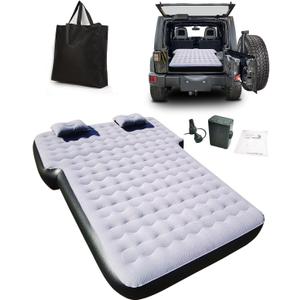 MIROZO SUV Air Mattress Bed Ultra Thick for Jeep, Truck Inflation Bed with Built-in Pump for Jeep JK JL JKU JLU Ford Bronco 2021 2022 Subaru Forester 1998-2023 Toyota 4runnerGrey