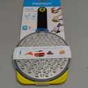 Dreamfarm Ograte Two-Sided Medium Food & Vegetable Speed-Grater with Non-Slip Bowl Hook & Foot - 3mm Medium Grater, Yellow (Blade: 3mm | Length: 25.0cm)