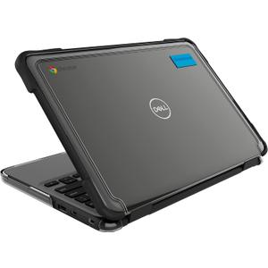 Gumdrop SlimTech Chromebook Case for 11.6 inch Dell Chromebook 3120 | 3110 | 3100 (Clamshell) Protective Sleek Snap On Hard Shell Laptop Cover for Kids Students School Work Office - Black Gumdrop SlimTech Chromebook Case for 11.6 inch Dell Chromebook 3120 | 3110 | 3100 (Clamshell) Protective Sleek Snap On Hard Shell Laptop Cover for Kids Students School Work Office - Black