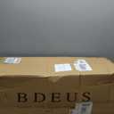 BDEUS Dual Layer 5 Inch Memory Foam Mattress Topper Full Size, 2 Inch Gel Memory Foam Plus 3 Inch 1450 GSM Down Alternative Quilted Pillow Top Mattress Pad Cover,Dark Gray