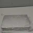 Rectangular Metal Tin, 8.5x5.3x1.9 Inch Silver Storage Tin Box for Treats, Gifts, Favors, Candle, and Crafts