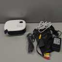 Mini Projector with WiFi and Bluetooth, 1080P/4K Supported Movie Projector with 5G WiFi 6, USB-C Fast Charging | Portable Projector for Bedroom, Small Projector Wide Compatible, (Navy Blue)