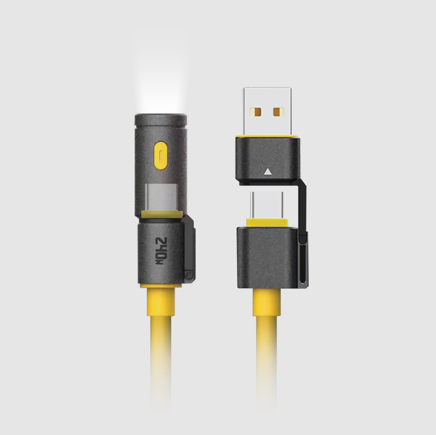 Helix FlashCharge 240W 4-in-1 USB-C Cable
