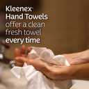 Kleenex Disposable Paper Hand Towels, 6 Boxes, 60 Tissues per Box (360 Total Tissues), 
