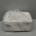 ECOLipak 100% Compostable 5 Compartment Plates, 100 Pack Disposable Compartment Paper Plates, 12.5 * 8.6 inch Biodegradable Sugarcane Plates, Eco-Friendly School Lunch Trays