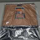 Huolewa Faux Leather File Organizer Box with Lid, Collapsible Hanging File Folder Box Organizer with Plastic Slides, Decorative Home/Office Filing System Boxes for File and Folder Storage