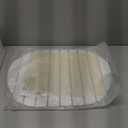 Stone Drying Mat for Kitchen Counter, Eco-Friendly Absorbent Foldable Diatomaceous Earth Mats, Drying Stone for Kitchen Counter for Any Countertop, 23"15.3" (White-oval)