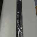 YXQ 2Pcs Door Brush Bottom Sweep (2.5" Width X 36.5" Length) with Black H-Shape Aluminum Alloy Holder & 1.5-inch Black PP Silicone Soft Brush for Home Door Seal