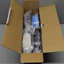 JAYO PLA 3D Printer Filament Bundle 4.4KG, PLA Filament 1.75mm Bulk, Dimensional Accuracy +/- 0.02mm, 4 Pack 1.1kg Spool (Black,White,Gray,Pri-Cyan)