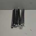 Industrial Adjustable Blackout Curtain Rod 72-144 Inch - Heavy Duty Wrap Around Rod for Windows, Indoor/Outdoor Room Divider Drapery