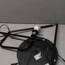 Globe Electric 67065 58" Floor Lamp, Black, Dark Gray Velvet Shade, On/Off Socket Rotary Switch, Living Room Décor, Reading Light, Home Essentials, Bedroom, Office Accessories