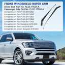 Driver&Passenger Side Front Windshield Wiper Arm - Compatible with Ford F150 2015-2021, Expedition 2018-2023, F250 F350 F450 F550 2017-2023, Lobo 2015-2021, Lincoln Navigator 2018-2021